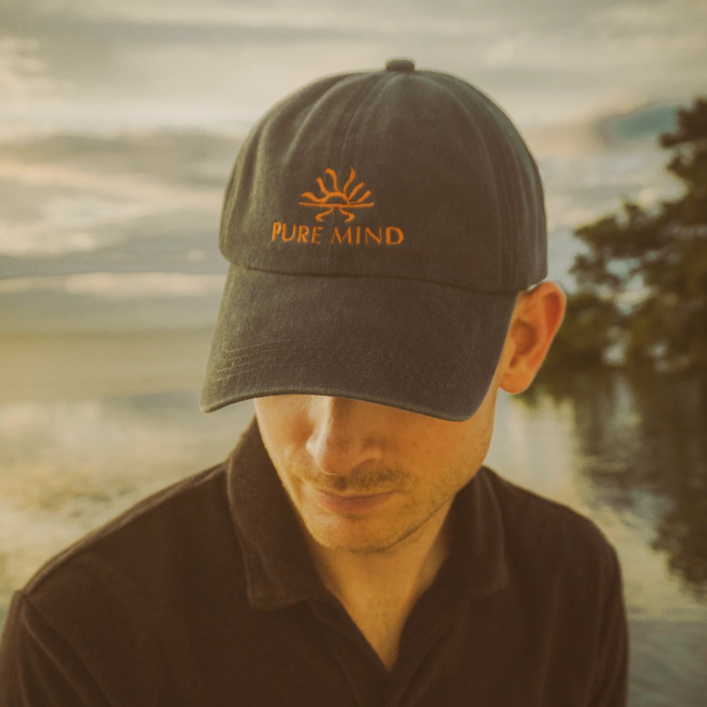 PURE MIND Washed Baseball Cap