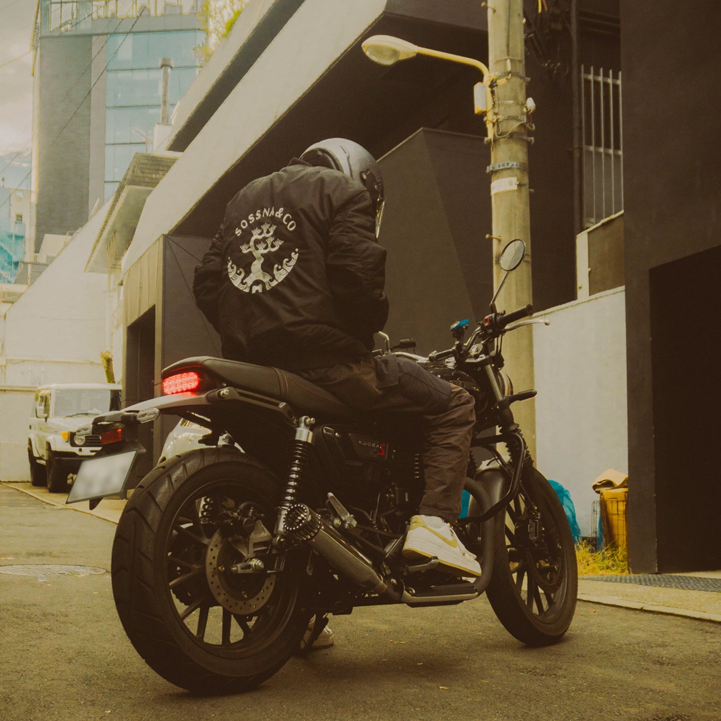 SOSSNA&CO EMBLEM MA-1 Jacket