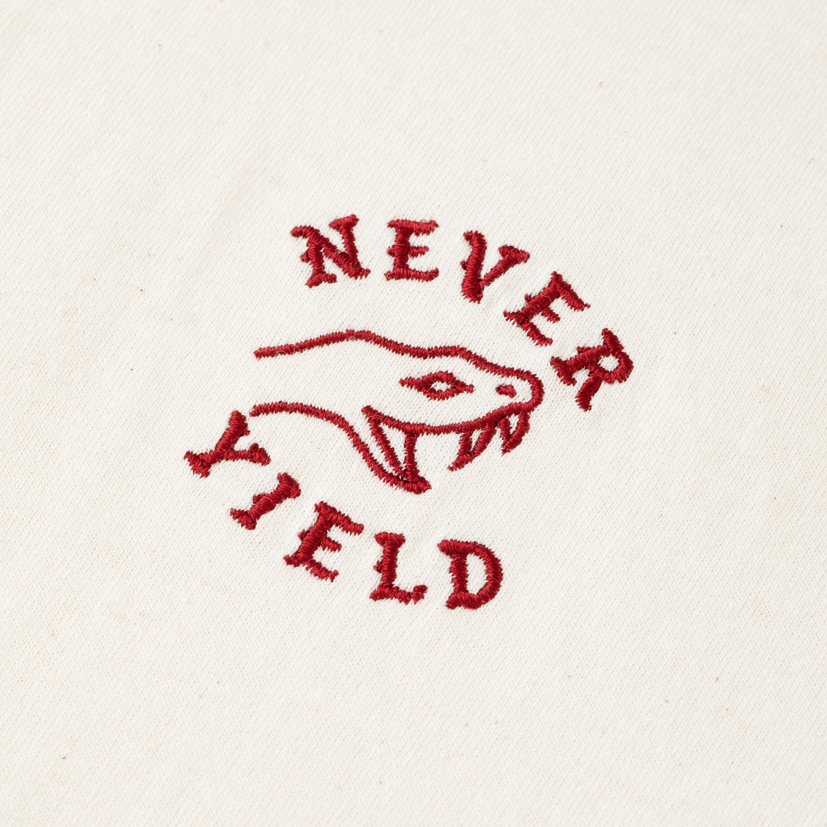 NEVER YIELD Long Sleeve Tee