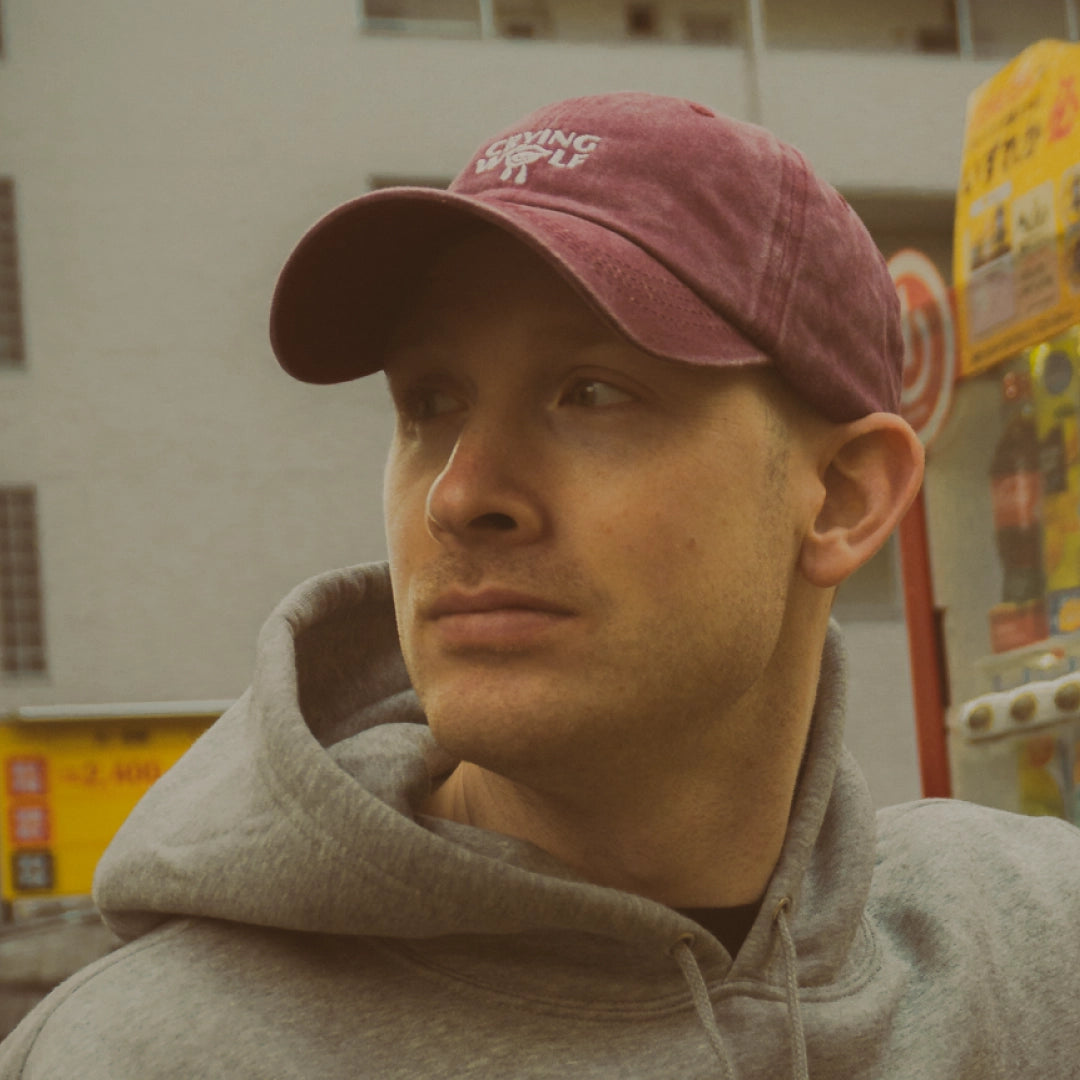 CRYING WOLF Washed Baseball Cap